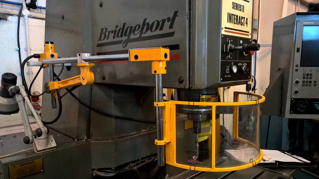 FAB Milling Machine Guard | PUWER Machinery Guarding