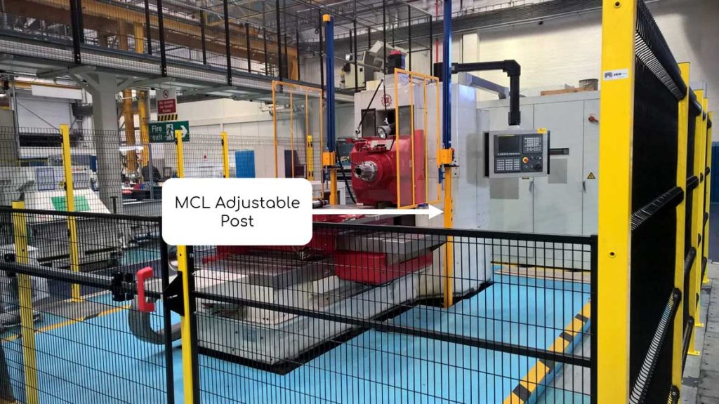MCL Adjustable Post | PUWER Machinery Guarding