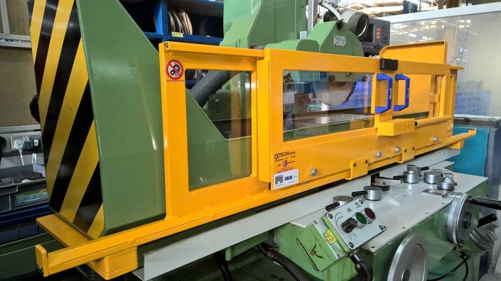 TA Sliding Surface Grinder Guard PUWER Machinery Guarding